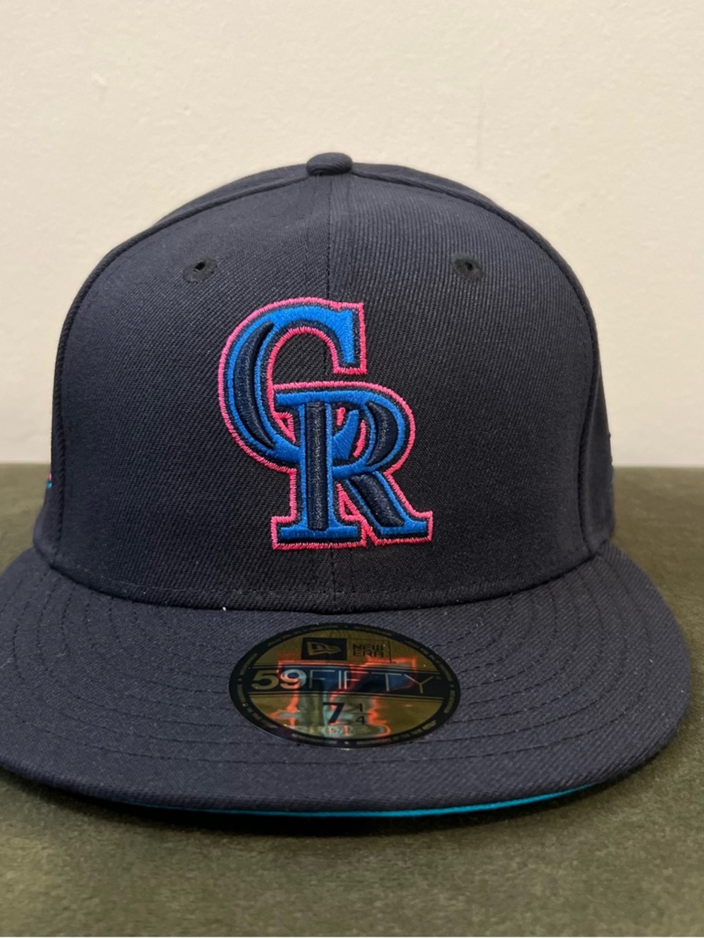 New Era 59FIFTY Colorado Rockies 10 year Anniversary Fitted Cap - Size 7 1/4